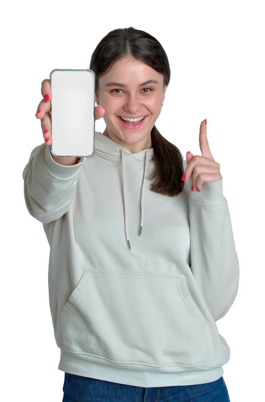 ragazza con telefono - PBX Easy